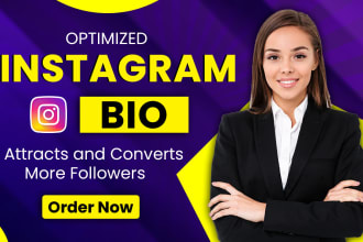 write SEO optimized instagram bio that attracts and converts