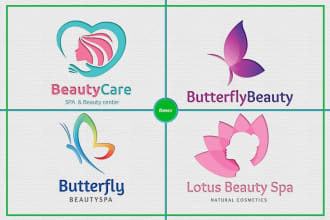 do spa, beauty, fashion, boutique, salon, skincare logo