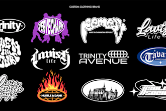 design a simple exclusive streetwear brand logo design