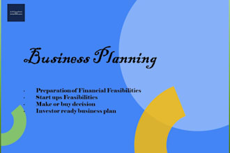 prepare investor ready financial models