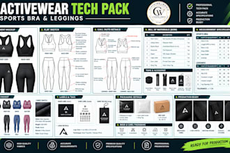 do professional activewear tech packs