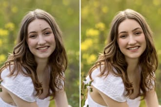 retouch acne or blemishes on photoshop with a natural look