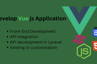 create a professional vue js app