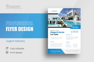 design urgent business, corporate flyers, poster
