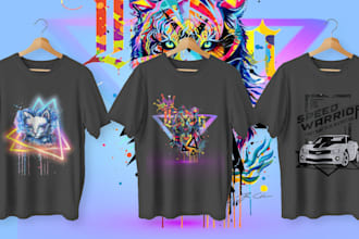 do custom graphic and typography t shirt design