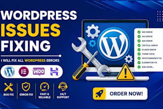 fix critical wordpress errors and woocommerce bugs