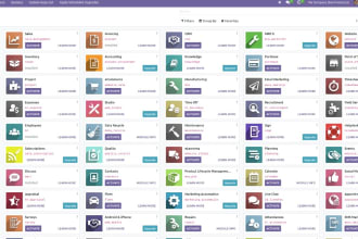 develop, customize odoo modules, fix bugs and errors