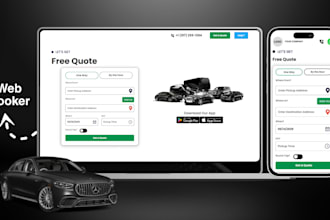 develop taxi,limo and chauffeur booking website