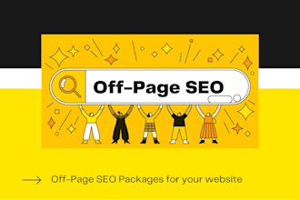 provide off page SEO package with authority backlinks