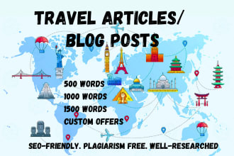 write interesting travel articles and blog posts