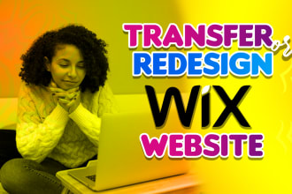 transfer or redesign your wix website from wordpress