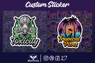 make awesome custom sticker designs