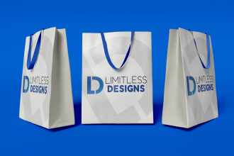 design luxury shopping bag, paper bag and gift bag for you