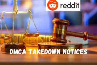 report takedown,pirated,illegall,leaked,defaming content of reddit under dmca