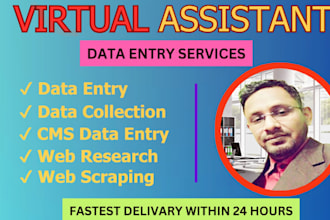 do data entry, typing, copy pest, web research related job