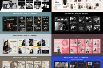design epk electronic press media kit