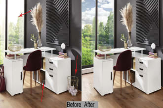 touch up photo, product retouching and clean up in photoshop