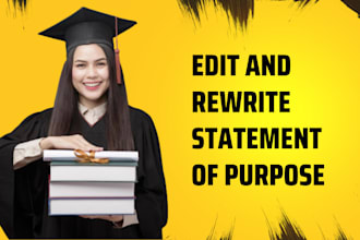 rewrite and proofread statement of purpose