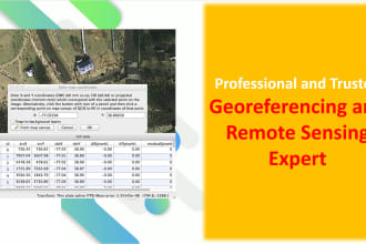 do georeferencing and digitization in arcgis and qgis software