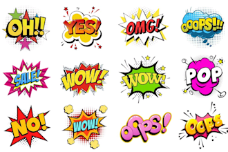 create original 80s,90s pop, funko pop, and pop art and logo