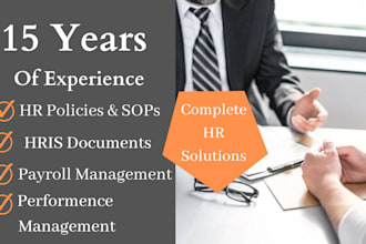 be your professional business and HR consultant