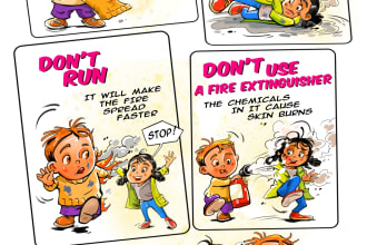 draw instructions for teaching children or staff development
