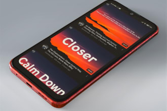 create 3d smartphone, mobile phone models, renders