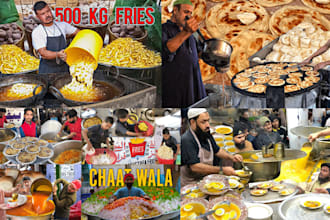 design  an amazing food thumbnails for you