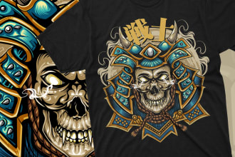 make custom illustration designs for t shirts merchandise