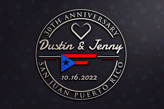 pro service vintage, badge, wedding, marriage anniversary, business logo