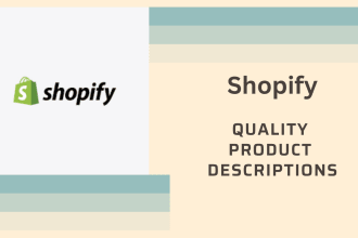 write a shopify product description with an SEO title