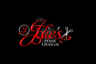 design different hair salon logo with unlimited revision