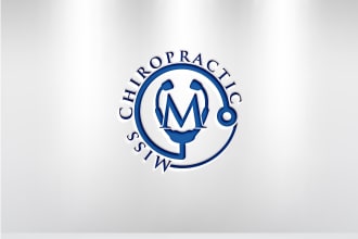 do creative elegant medical chiropractic logo design