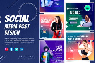 design unique and eye catchy social media post, flyer, poster, banner