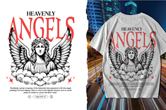 do custom minimalist spiritual christian tshirt design