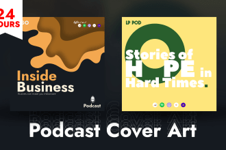 design a professional podcast cover art