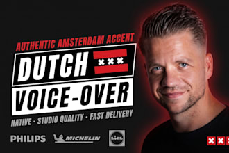 record your dutch amsterdamse accent voice over