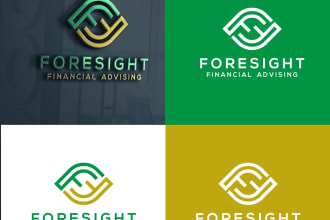 design creative unique popular financial accounting logo