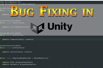 find and fix bugs in your unity games