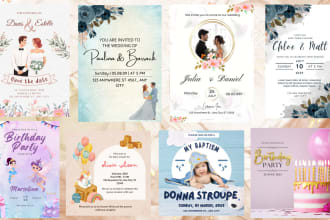 do wedding invitation, halloween party flyer, event flyer, church, food, sports