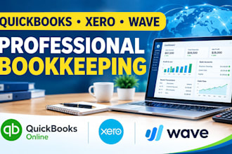do quickbooks online xero and wave bookkeeping