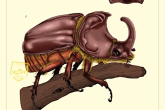 make you scientific animal ink illustrations