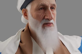 create a realistic 3d characters for your games and films, metahuman character