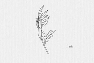 design a custom minimal style tattoo for you