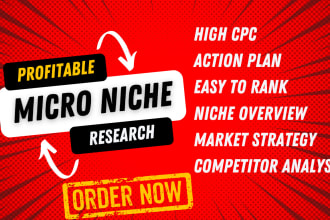 do high profitable micro niche research for fast ranking