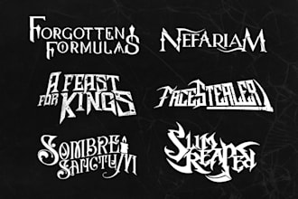 design a modern logo for your metal or rock band