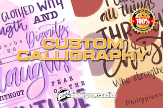 Review  do custom calligraphy and lettering