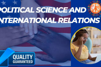 do any political science and international relations tasks