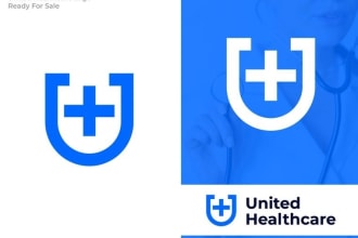 create modern medical healthcare logo for you