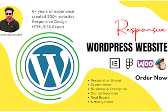 design redesign responsive wordpress website